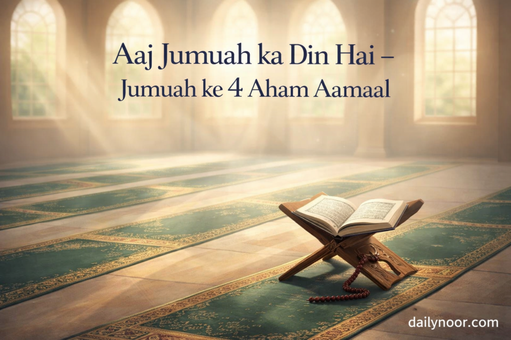 Aaj Jumuah ka din hai – Jumuah ke 4 aham aamaal in Islam, Surah Kahf, durood sharif aur zikr